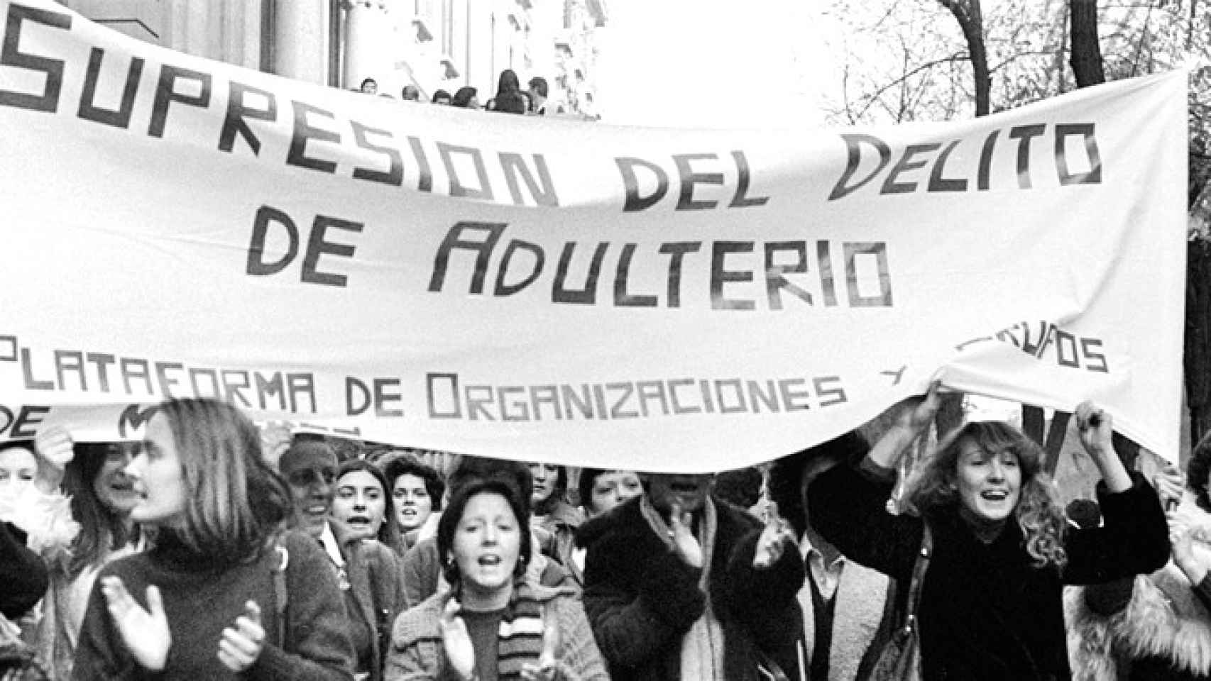 Manifestación por la supresión del delito de adulterio en España de las precursoras del feminismo / EFE
