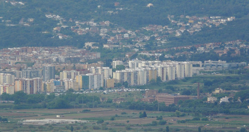 Vista aérea del barrio de Ciutat Cooperativa de Sant Boi de Llobregat / PERE LÓPEZ - WIKIMEDIA COMMONS - CC