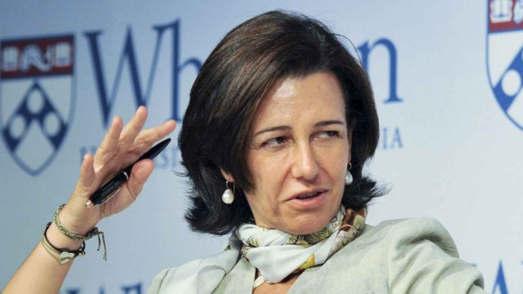 Ana Patricia Botín, presidenta de Banco Santander y accionista de referencia del gigante inmobiliario resultante, en una imagen de archivo de 2014.