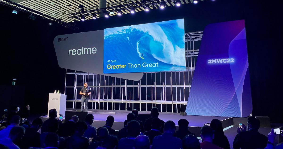 Madhav Sheth, vicepresidente de Realme, en el lanzamiento de productos / VR - CG