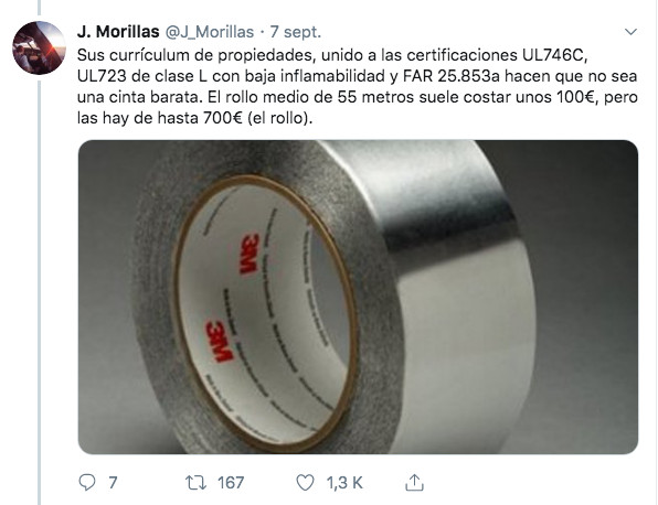 Apunte que explica la utilidad de la cinta adhesiva en Twitter / @J_Morillas
