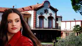 Rosalía sobreimpresa sobre Mas Morera, la casa que ha comprado con Rauw Alejandro en Manresa / CG