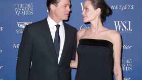 Los actores Brad Pitt y Angelina Jolie, poco antes de anunciar su divorcio / EP