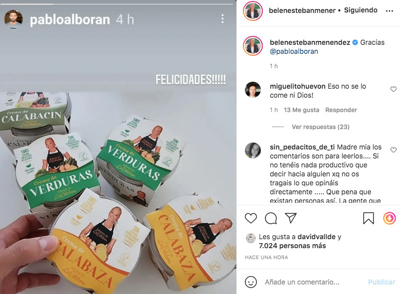 Publicación de Belén Esteban en Instagram / @belenestebanmenendez