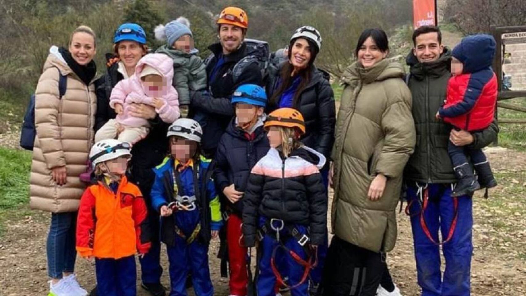 Sergio Ramos excursión en familia