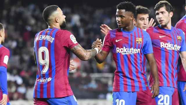 La sociedad de Ansu Fati y Memphis Depay, protagonistas en el Barça-Valencia / FCB