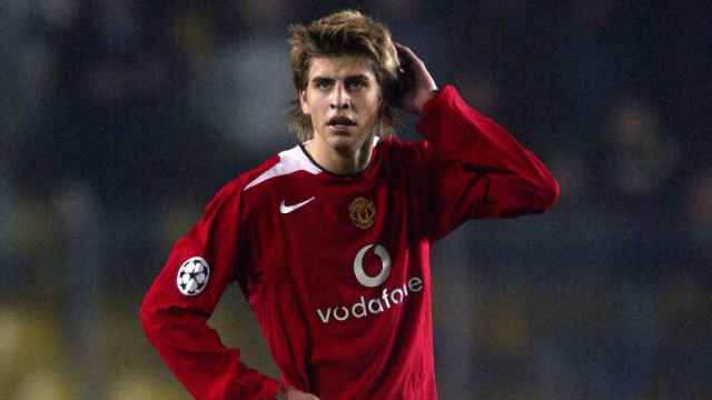 Un joven Gerard Piqué, en su etapa en el Manchester United | EFE