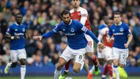 André Gomes en el Everton - Arsenal de este fin de semana / EFE