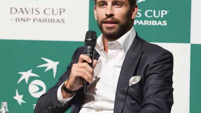 Una foto de Gerard Piqué durante la presentación de la Copa Davis / Instagram