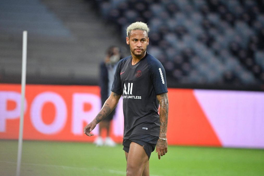 Neymar Junior en un entrenamiento del PSG / EFE