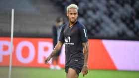 Neymar Junior en un entrenamiento del PSG / EFE
