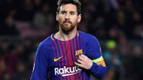 Una foto de archivo de Leo Messi durante un partido