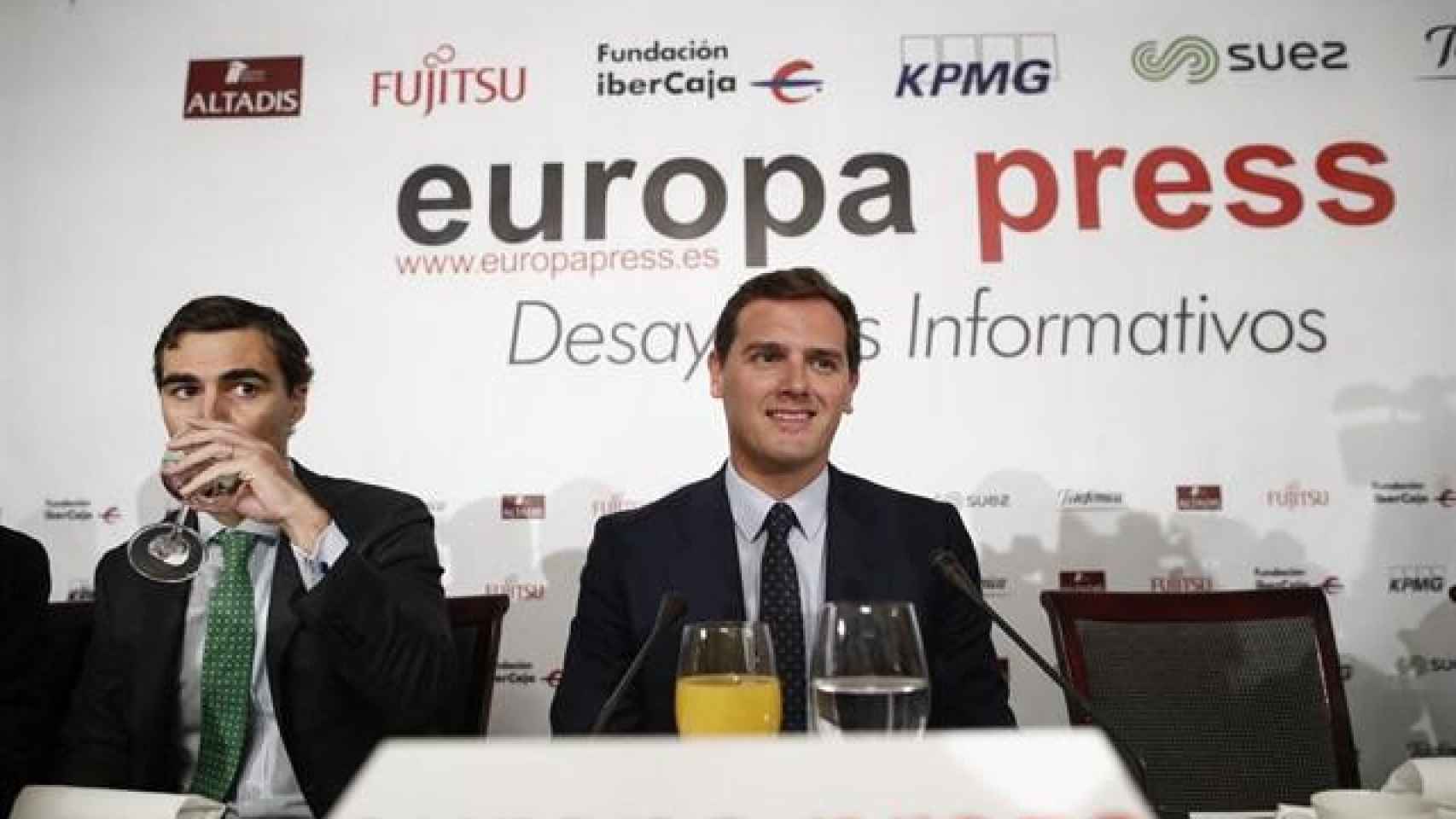 Albert Rivera en Los Desayunos de Europa Press / EUROPA PRESS