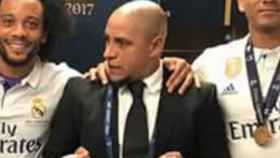 Roberto Carlos dedica una mirada 'asesina' a Modric