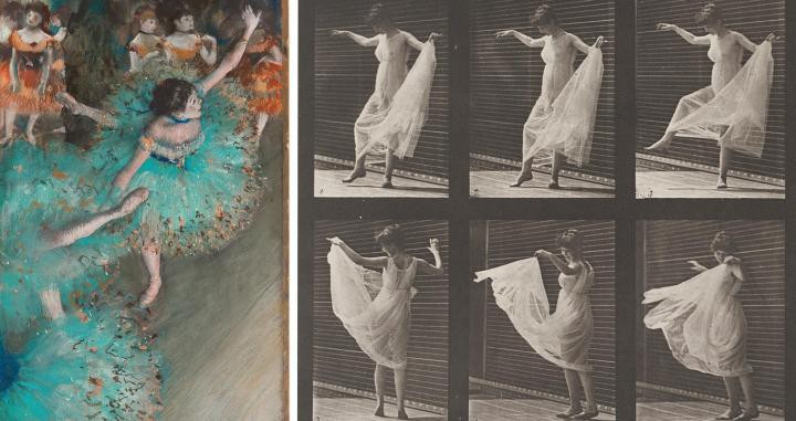 Bailarinas’de Degas con la serie ‘Mujer bailando’ de Muybridge / THYSSEN/VICTORIA AND ALBERT MUSEUM