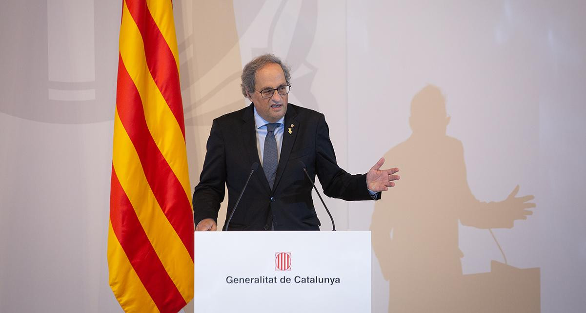 El expresidente de la Generalitat, Quim Torra, en una imagen de archivo / DAVID ZORRAKINO - EUROPA PRESS