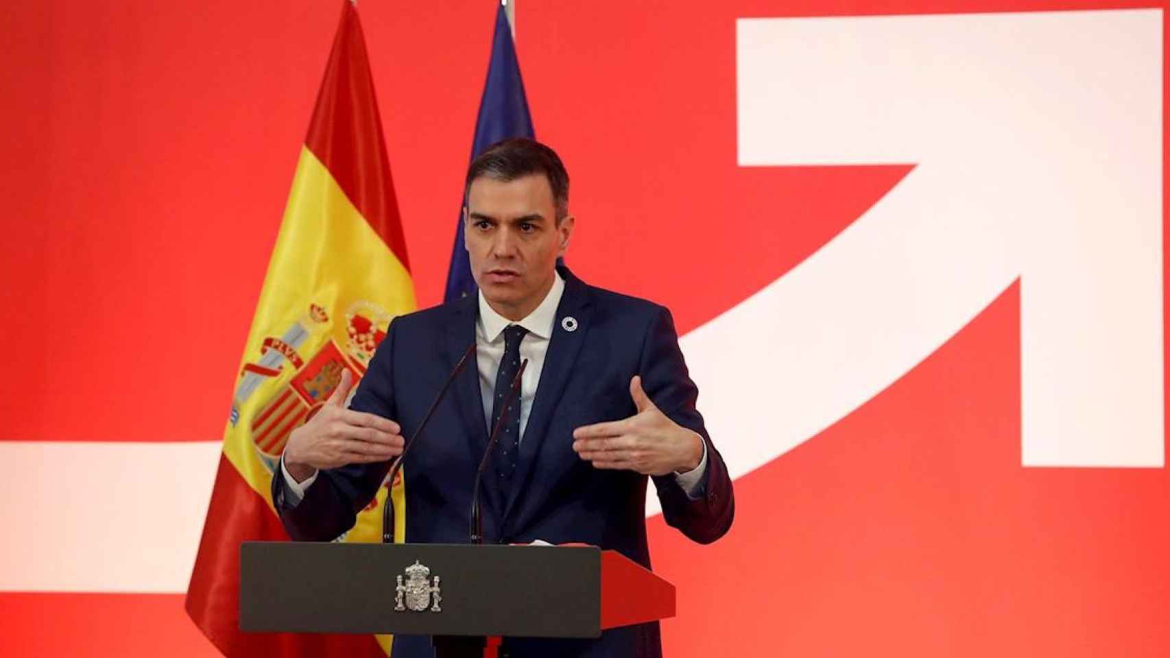 El presidente del Gobierno, Pedro Sánchez, el jueves pasado en un acto de España Nación Emprendedora / EFE