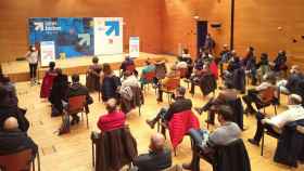 Acto de Sare en Bilbao, a favor de los presos de ETA, con la presencia de ERC, la CUP y la ANC / EUROPA PRESS