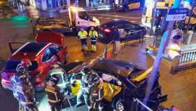 Un accidente de tráfico en Barcelona / EUROPA PRESS