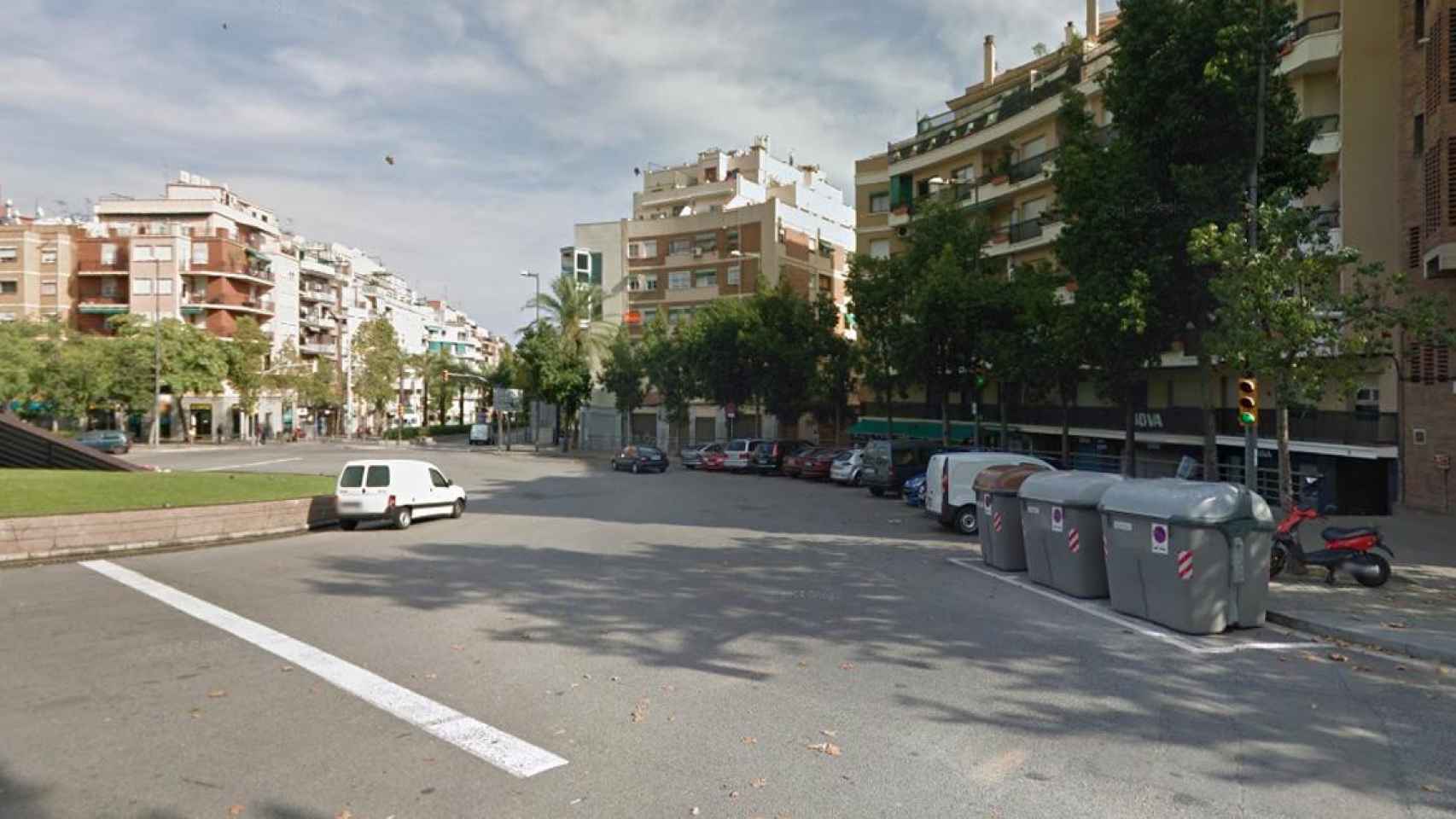 Imagen de la plaça de la República, donde habría ocurrido la violación grupal / Google Maps