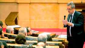El conseller de Interior, Joaquim Forn, en una sesión de control en el Parlament de Cataluña / EFE