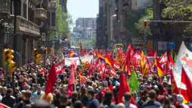 Imagen de archivo de una manifestación del 1 de mayo en España / EFE
