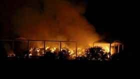 Imagen del incendio de Agramunt en 2009