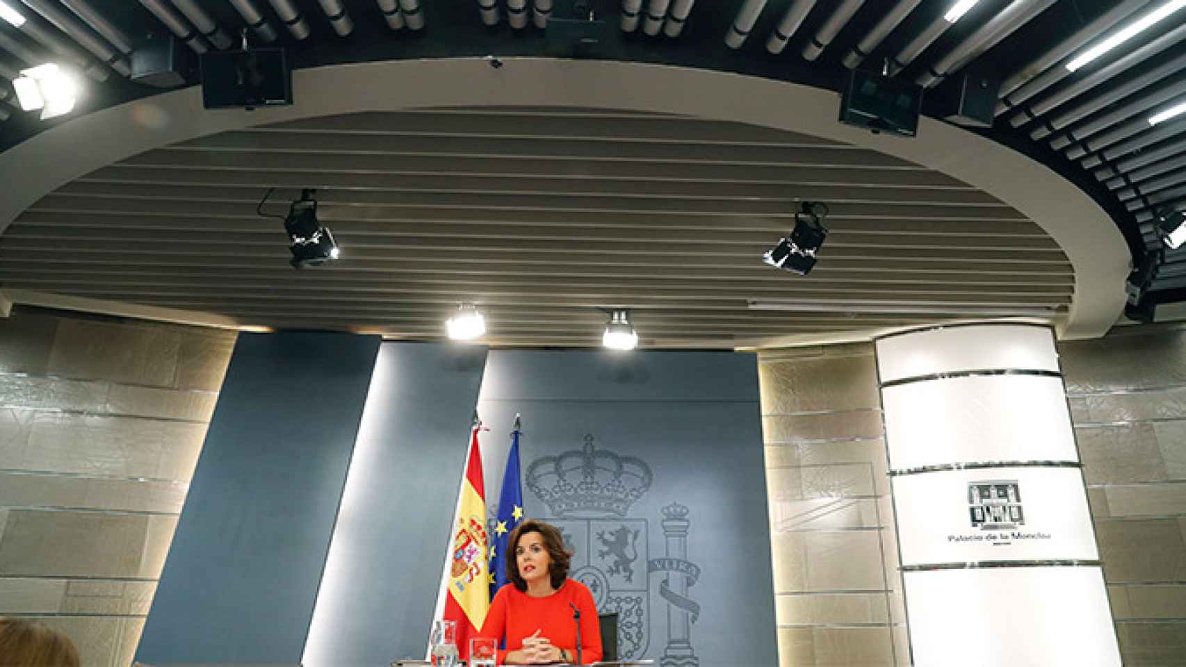 La vicepresidenta del Gobierno en funciones, Soraya Sáenz de Santamaría | EFE