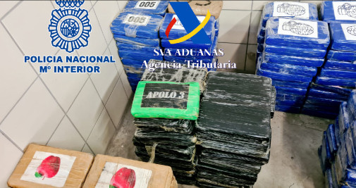 Cocaína incautada en el puerto de Barcelona / CNP