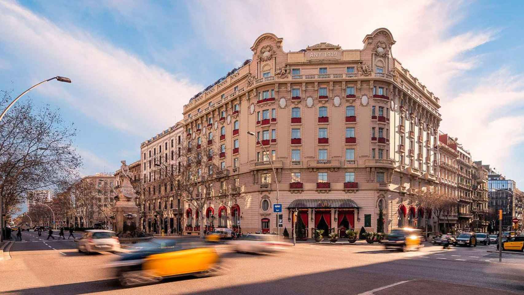 Fachada del Hotel Palace Barcelona, un activo que llegó a operar Husa / CG
