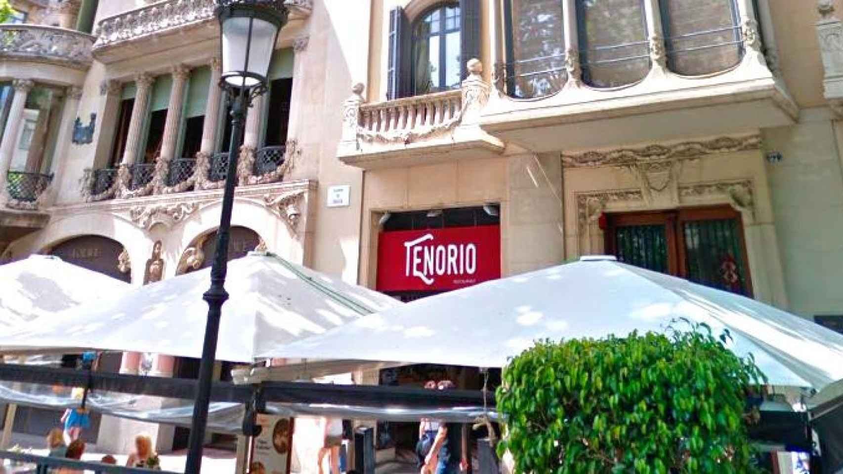 Restaurante Tenorio en paseo de Gràcia / CG