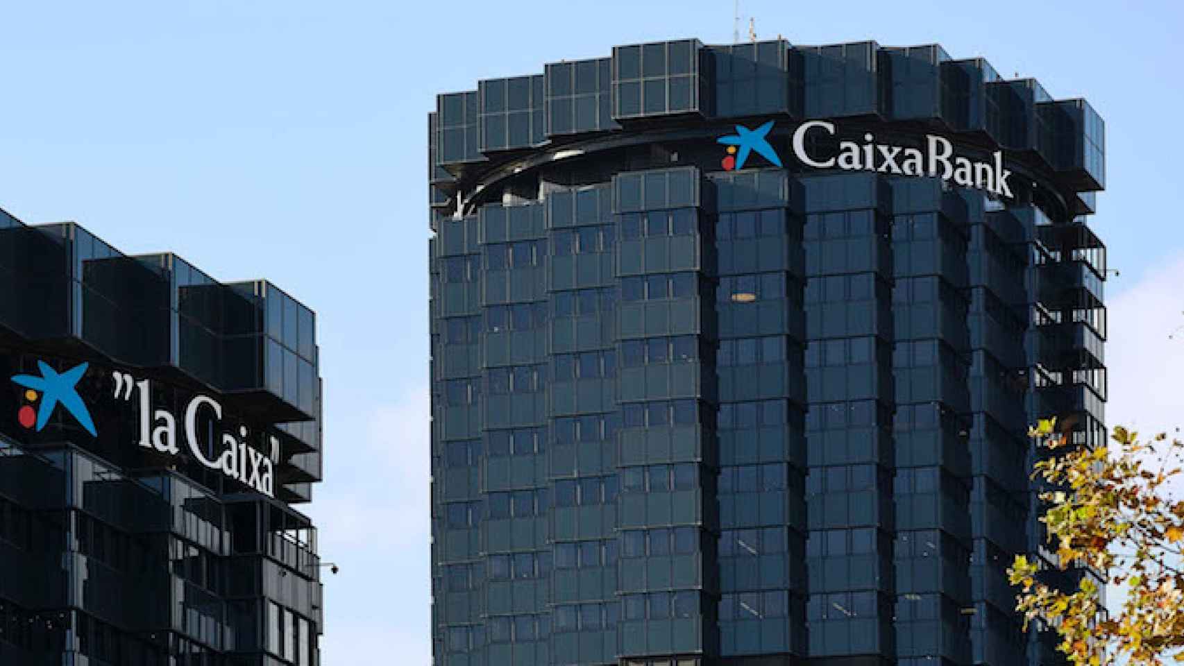 Oficinas de Caixabank en la Diagonal de Barcelona, la antigua sede central de la entidad / CG
