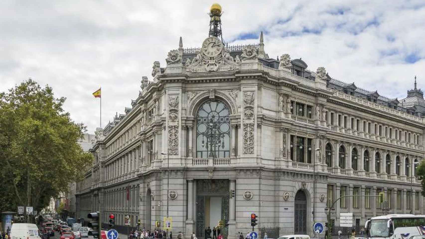 La fachada del Banco de España (BCE) en una imagen de archivo / EFE