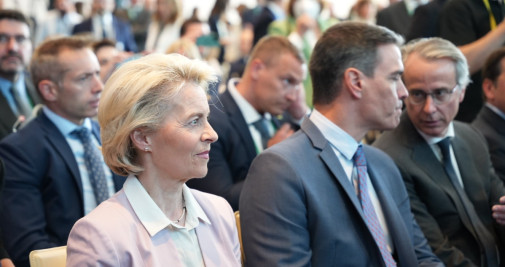 La presidenta de la Comisión Europea, Ursula von der Leyen, en las Jornadas del Círculo de Economía de 2022 / CG (Luis Miguel Añón)