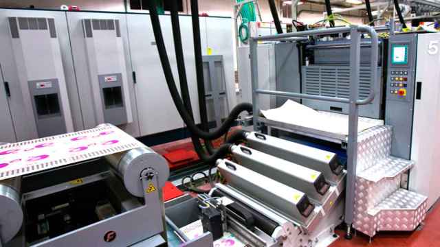 Una de las máquina del fabricante de embalajes Onena / ONENA