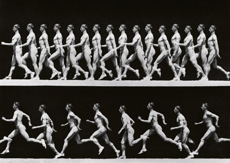 'Cuerpos caminando', de Étienne-Jules Marey y Eadweard Muybridge