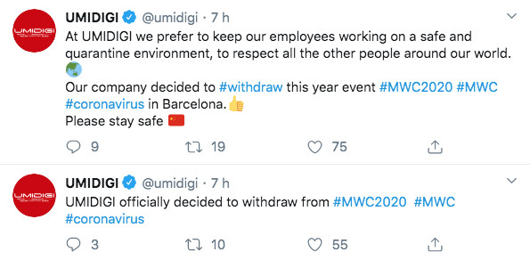 Umidigi anuncia su baja en el MWC 2020
