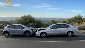 Los coches implicados en la colisión frontal provocada por un conductor británico / EP