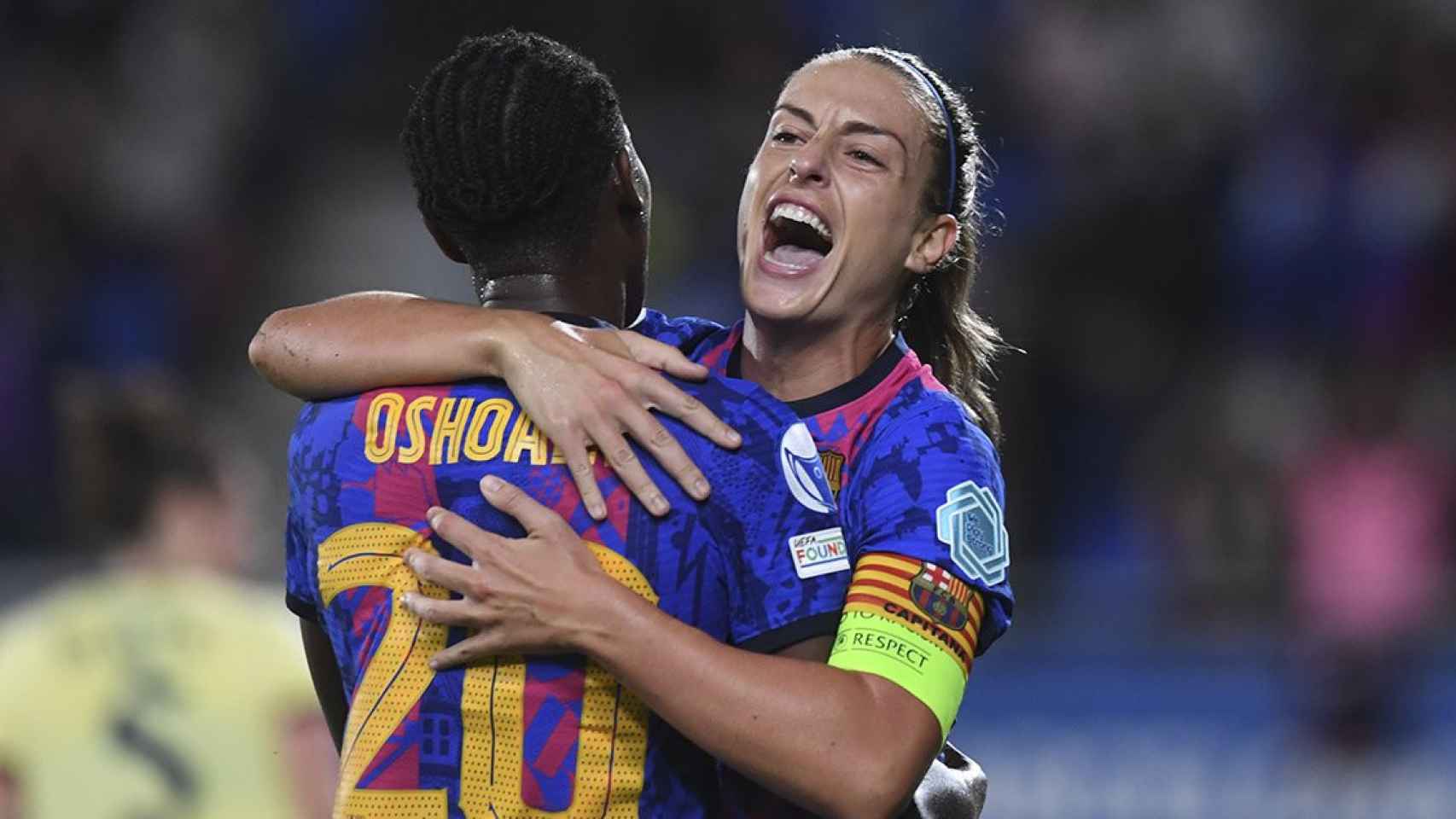 Los gritos de celebración del Barça Femenino en su estreno goleador / FCB