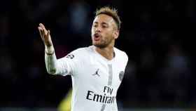 Una foto de Neymar durante un partido con el PSG / EFE