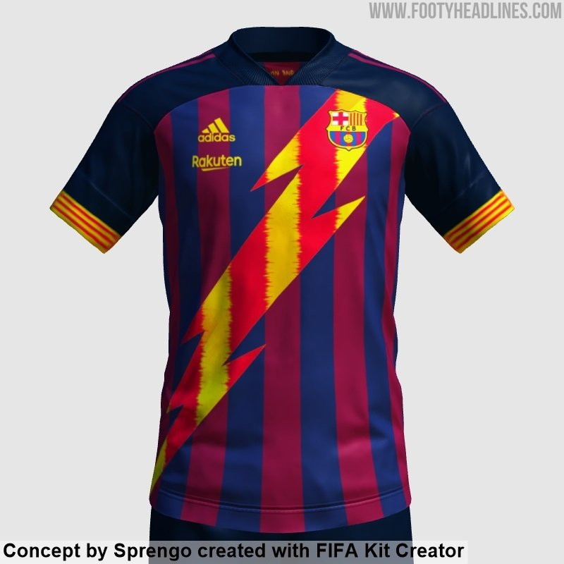 camiseta del Barça diseñador italiano aficionado / REDES