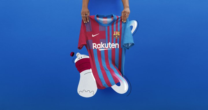 La nueva camiseta de local del FC Barcelona / FC Barcelona