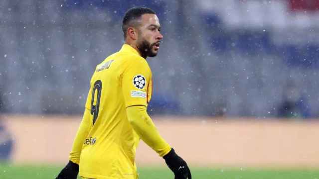 Memphis, lesionado durante el partido entre Bayern y Barça / FCB