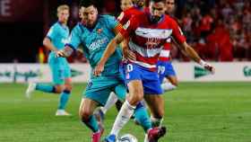 Messi, en el partido de ida ante el Granada | EFE