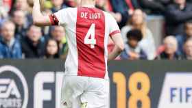 Una foto de Matthijs De Ligt durante un partido con el Ajax / Instagram