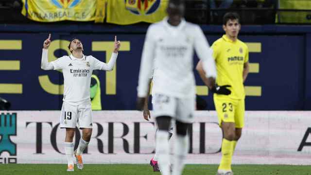 Ceballos, autor del gol de la remontada del Real Madrid contra el Villarreal de Setién / EFE