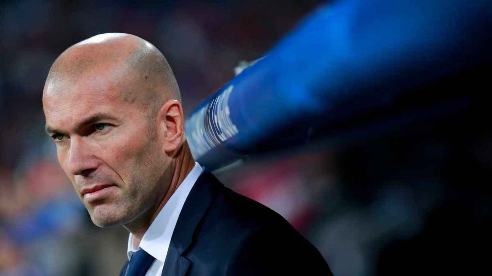 Una foto de Zinedine Zidane, entrenador del Real Madrid / Twitter