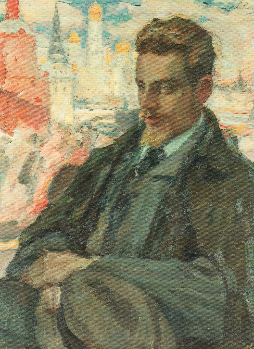 Retrato del poeta Rainer Maria Rilke / LEONID PASTERNAK 