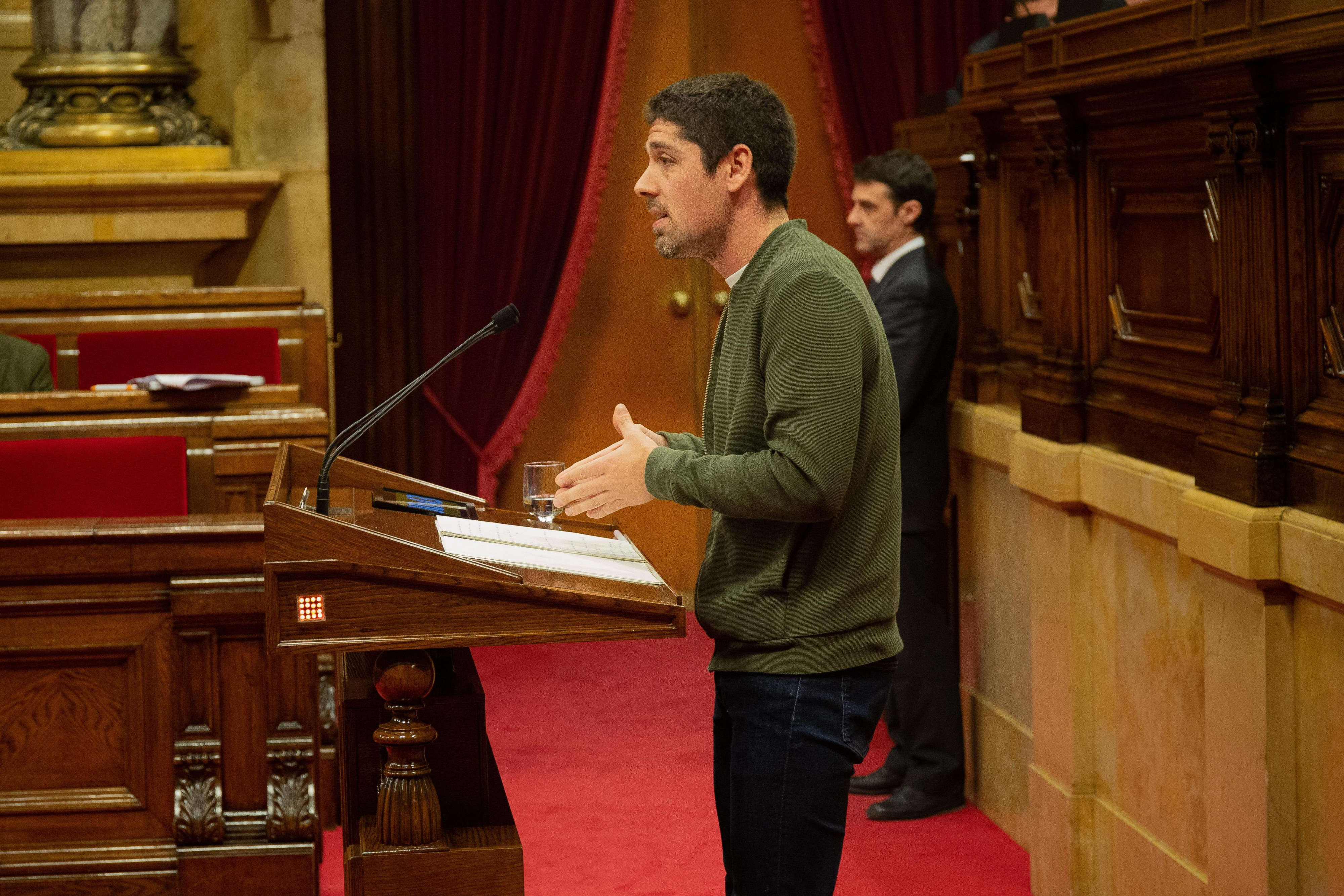 El portavoz de Catalunya En Comú Podem en el Parlament, David Cid, en una imagen de archivo / EUROPA PRESS