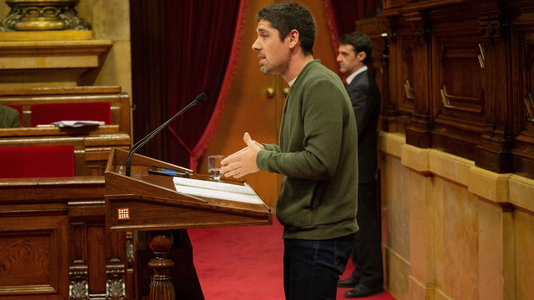 El portavoz de Catalunya En Comú Podem en el Parlament, David Cid, en una imagen de archivo / EUROPA PRESS